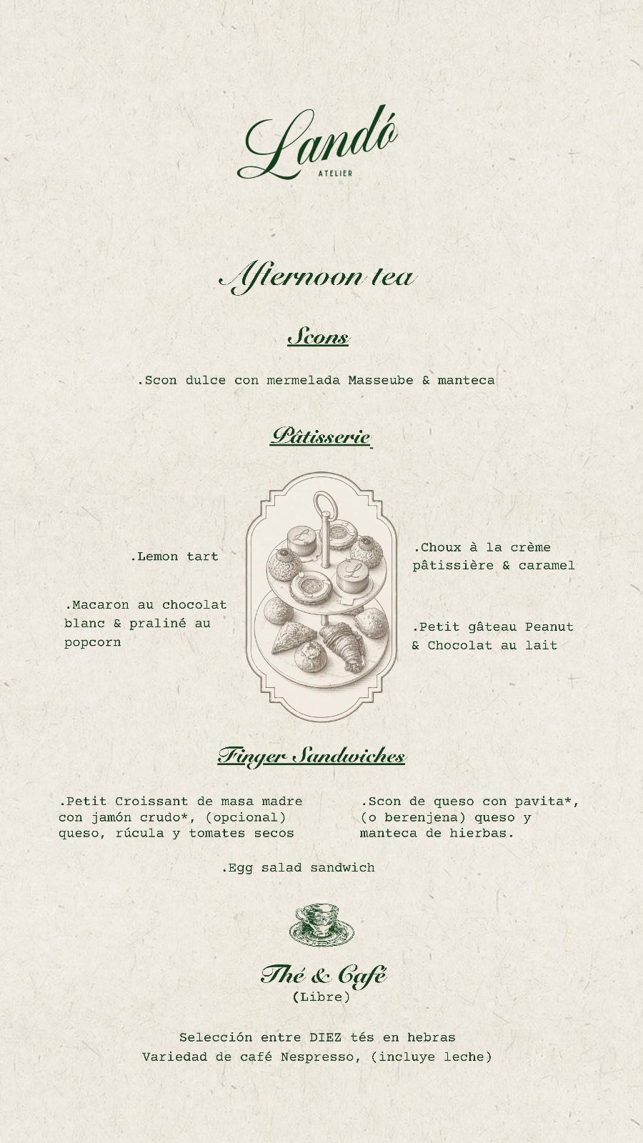 Menú Salón Privé · página 3