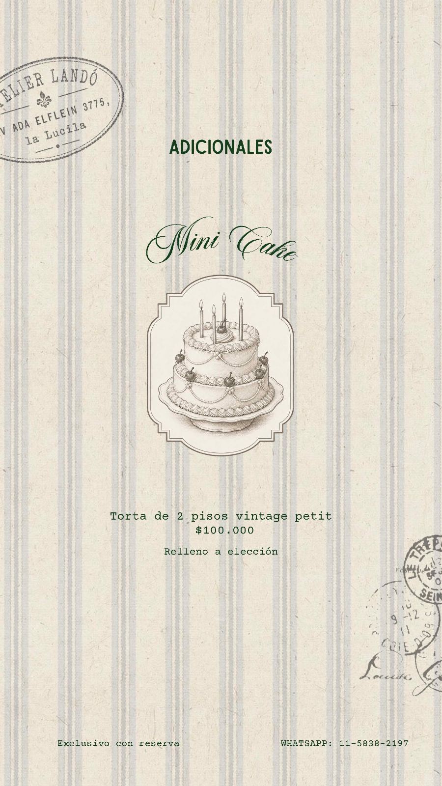 Menú Salón Privé · página 5
