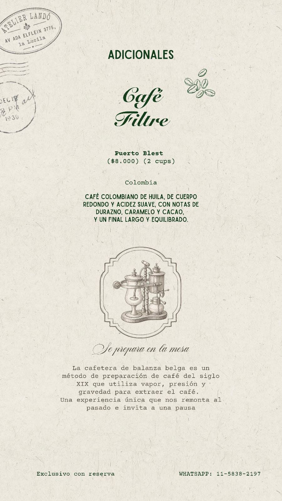 Menú Salón Privé · página 7